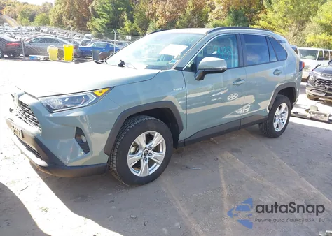 2020 Toyota Rav4 Hybrid Xle из США, поврежденный, VIN 4T3RWRFV9LU004092